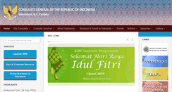 Desktop Screenshot of indonesiavancouver.org